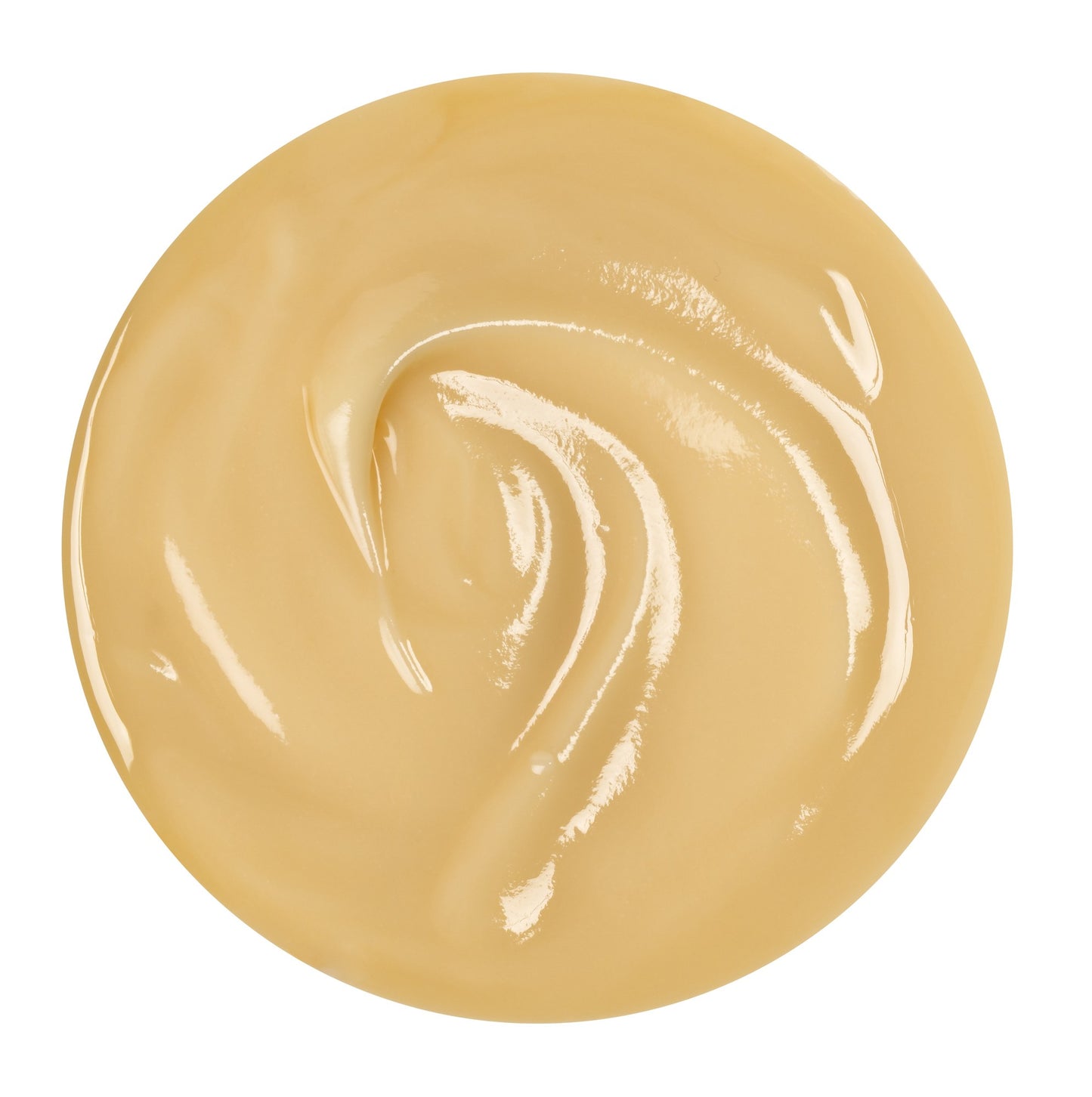 Gros plan de la texture fondante et crémeuse du Baume Intégral n°5 à l'acide hyaluronique, couleur beige naturelle sans pigment ajouté
